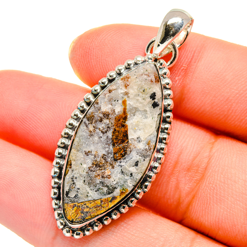 Astrophyllite Pendants handcrafted by Anasilvercos - PD17716