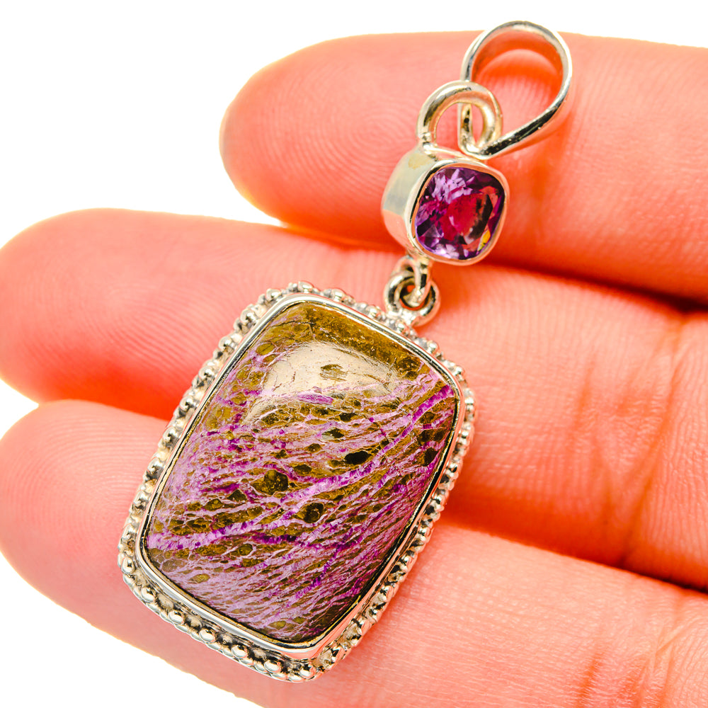 Stichtite Pendants handcrafted by Anasilvercos - PD17718