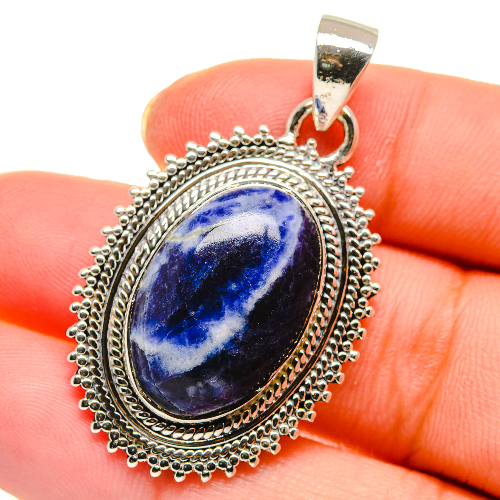 Sodalite Pendants handcrafted by Anasilvercos - PD17720