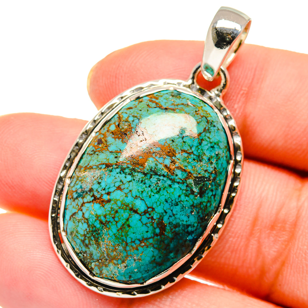 Chrysocolla Pendants handcrafted by Anasilvercos - PD17723