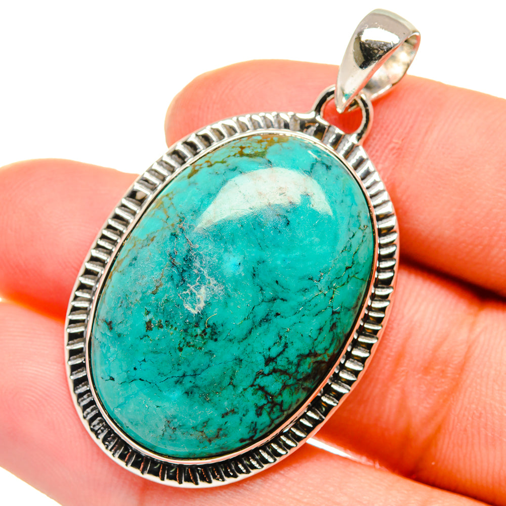 Chrysocolla Pendants handcrafted by Anasilvercos - PD17725