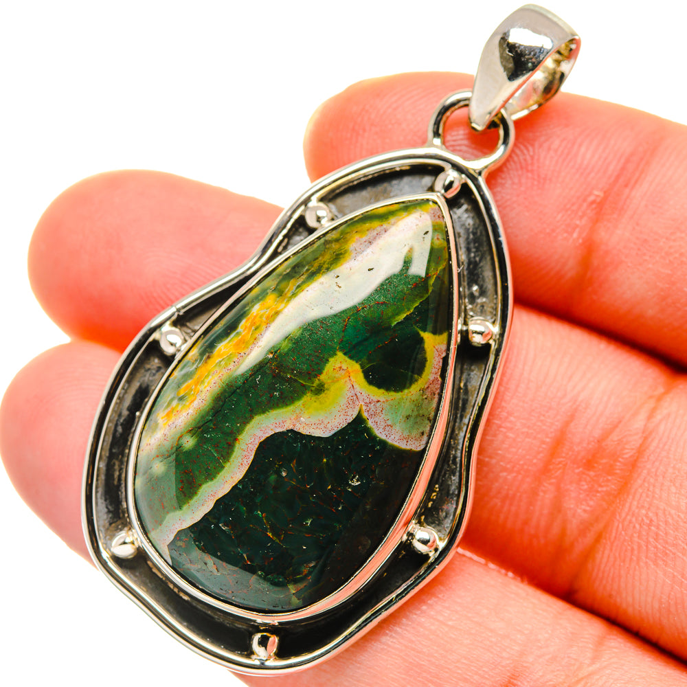 Ocean Jasper Pendants handcrafted by Anasilvercos - PD17750