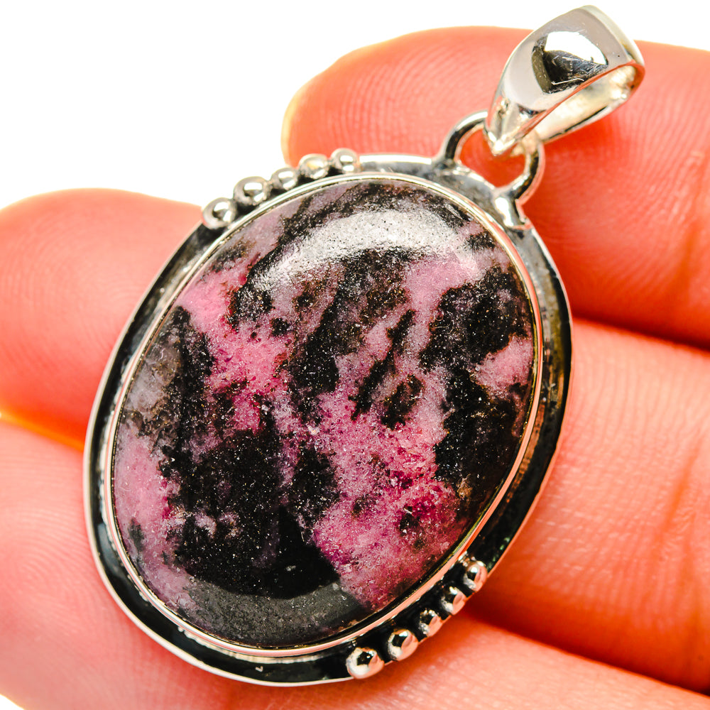 Rhodonite Pendants handcrafted by Anasilvercos - PD17752