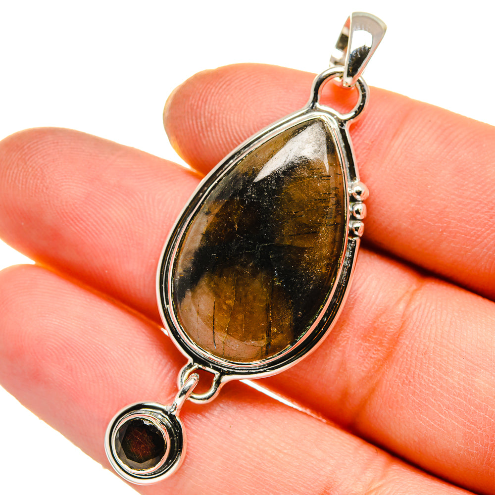 Chiastolite Pendants handcrafted by Anasilvercos - PD17760