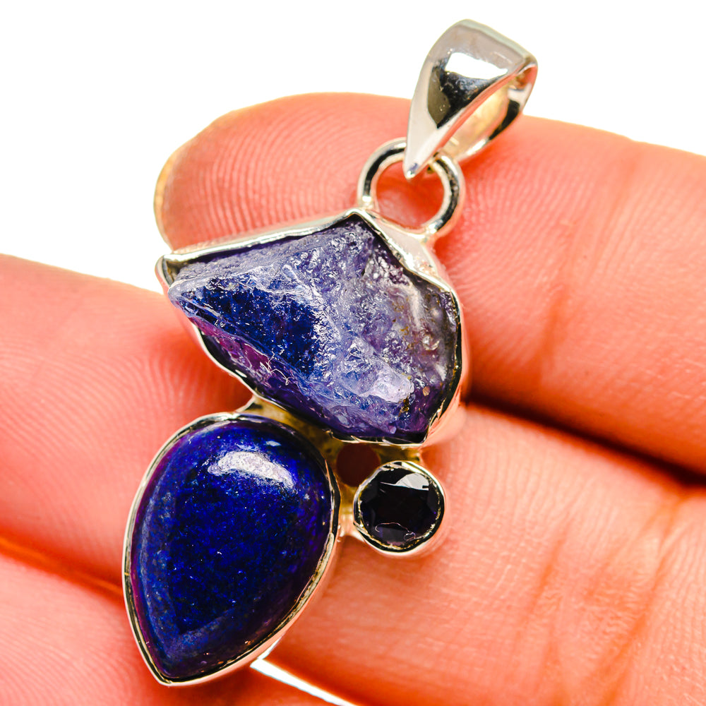 Lapis Lazuli Pendants handcrafted by Anasilvercos - PD17773