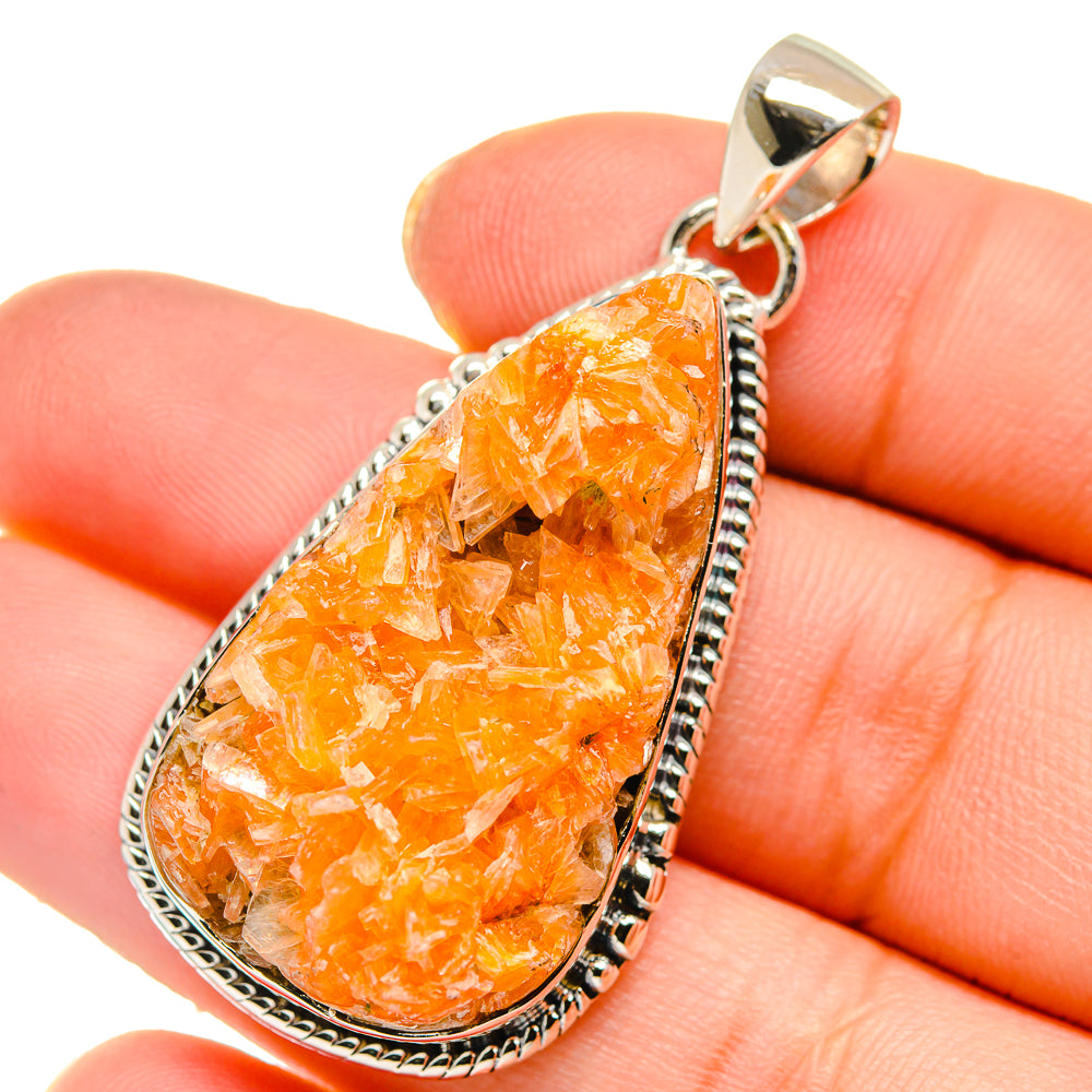 Calcite Crystal Pendants handcrafted by Anasilvercos - PD17791