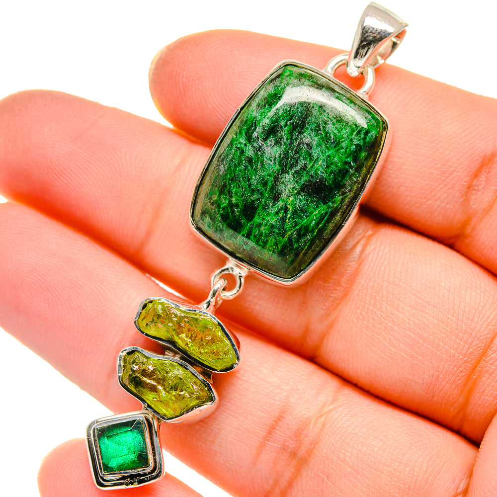Chrysocolla Pendants handcrafted by Anasilvercos - PD17792