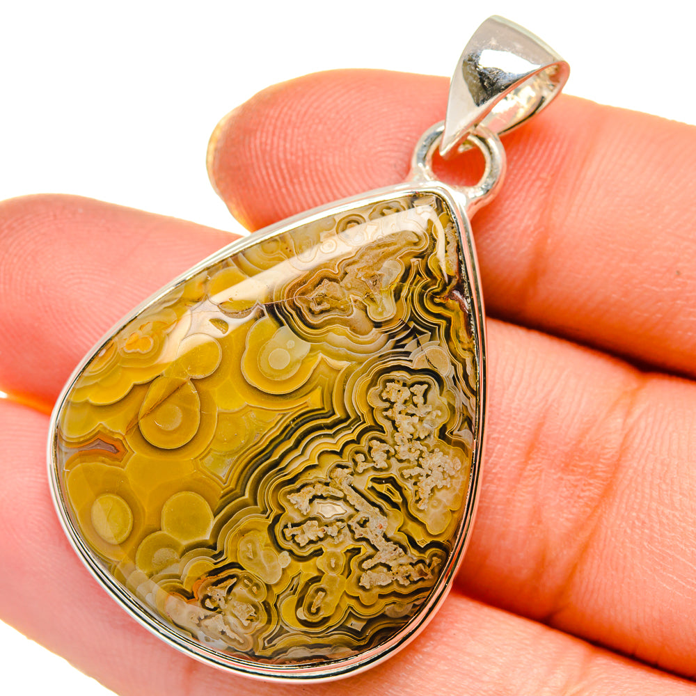 Ocean Jasper Pendants handcrafted by Anasilvercos - PD17795