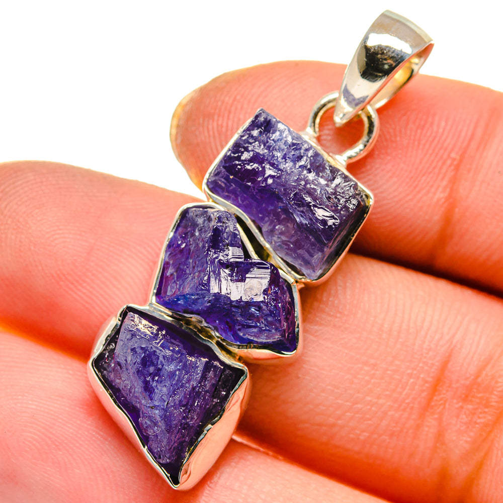 Tanzanite Pendants handcrafted by Anasilvercos - PD17825