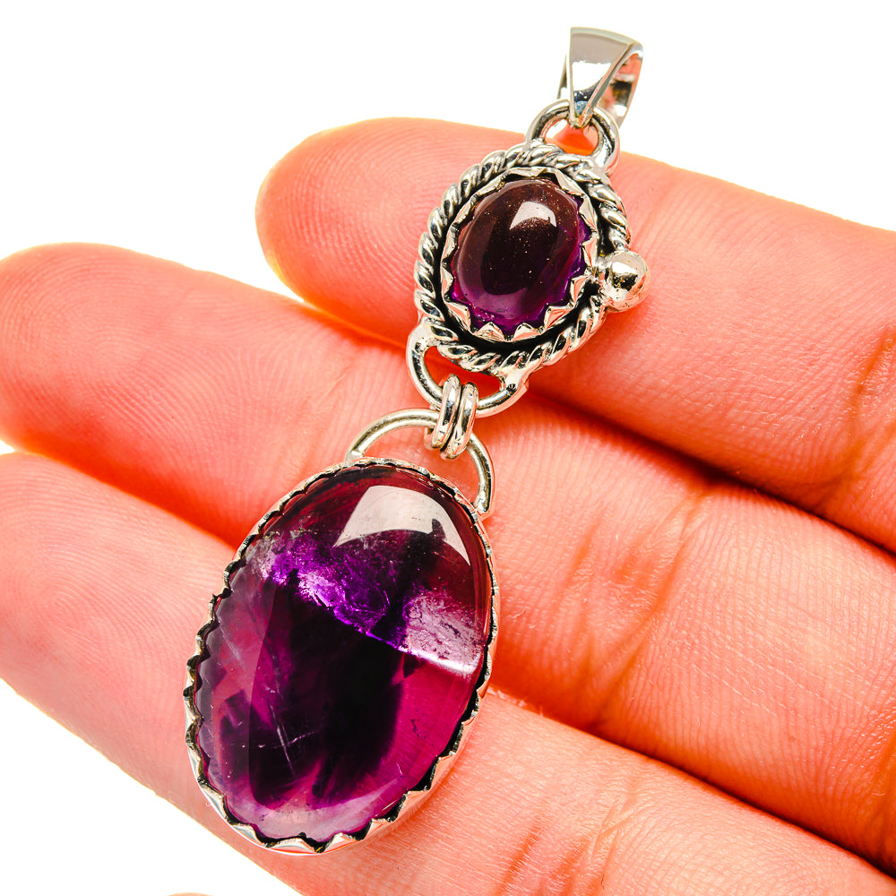 Star Amethyst Pendants handcrafted by Anasilvercos - PD17852
