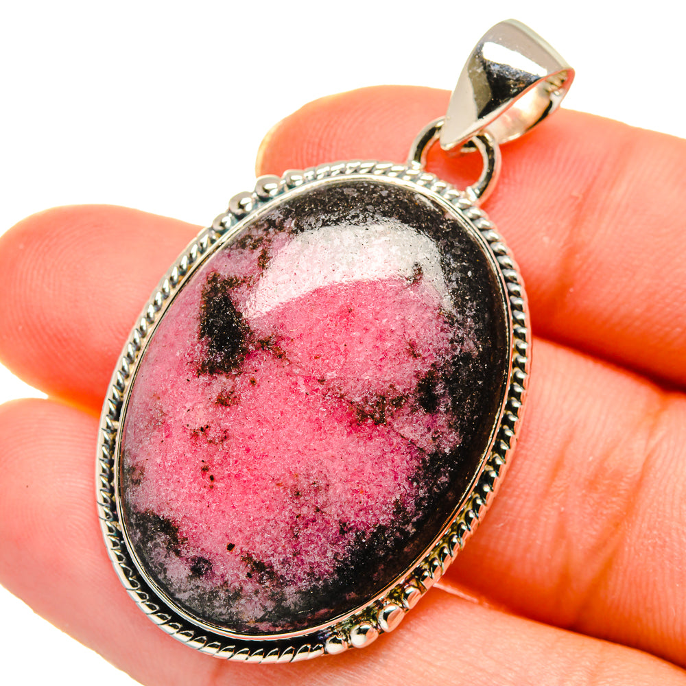 Rhodonite Pendants handcrafted by Anasilvercos - PD17864