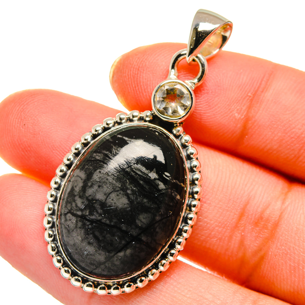 Picasso Jasper Pendants handcrafted by Anasilvercos - PD17876