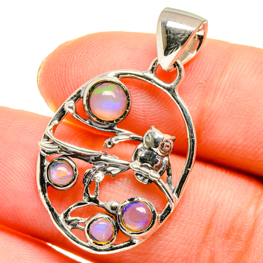 Ethiopian Opal Pendants handcrafted by Anasilvercos - PD17880