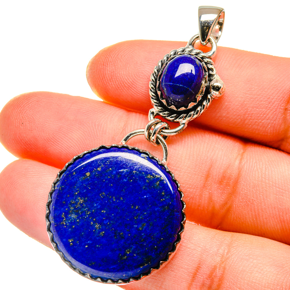 Lapis Lazuli Pendants handcrafted by Anasilvercos - PD17883