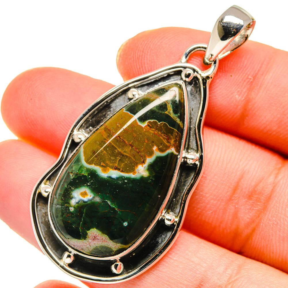 Ocean Jasper Pendants handcrafted by Anasilvercos - PD17886