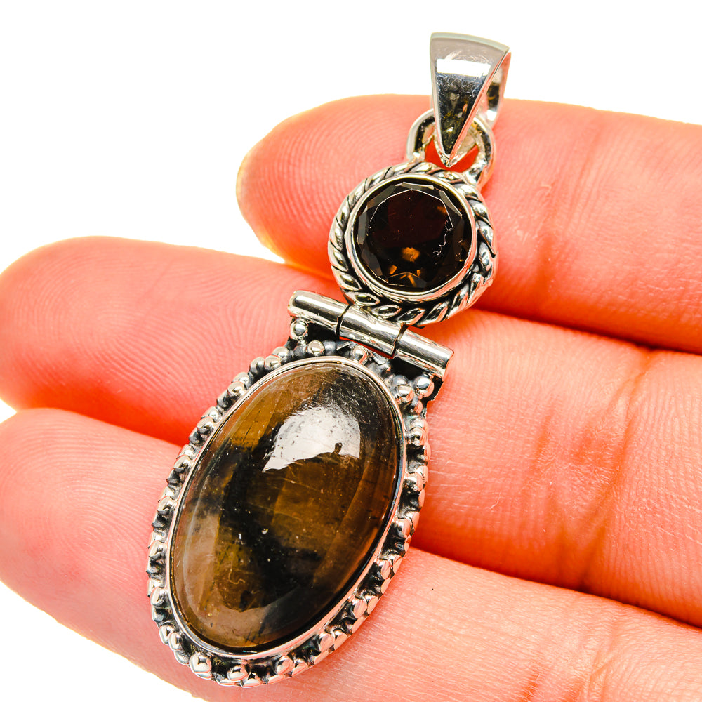 Chiastolite Pendants handcrafted by Anasilvercos - PD17892