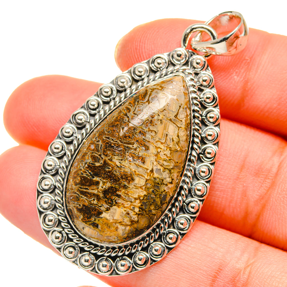 Dinosaur Bone Pendants handcrafted by Anasilvercos - PD17896