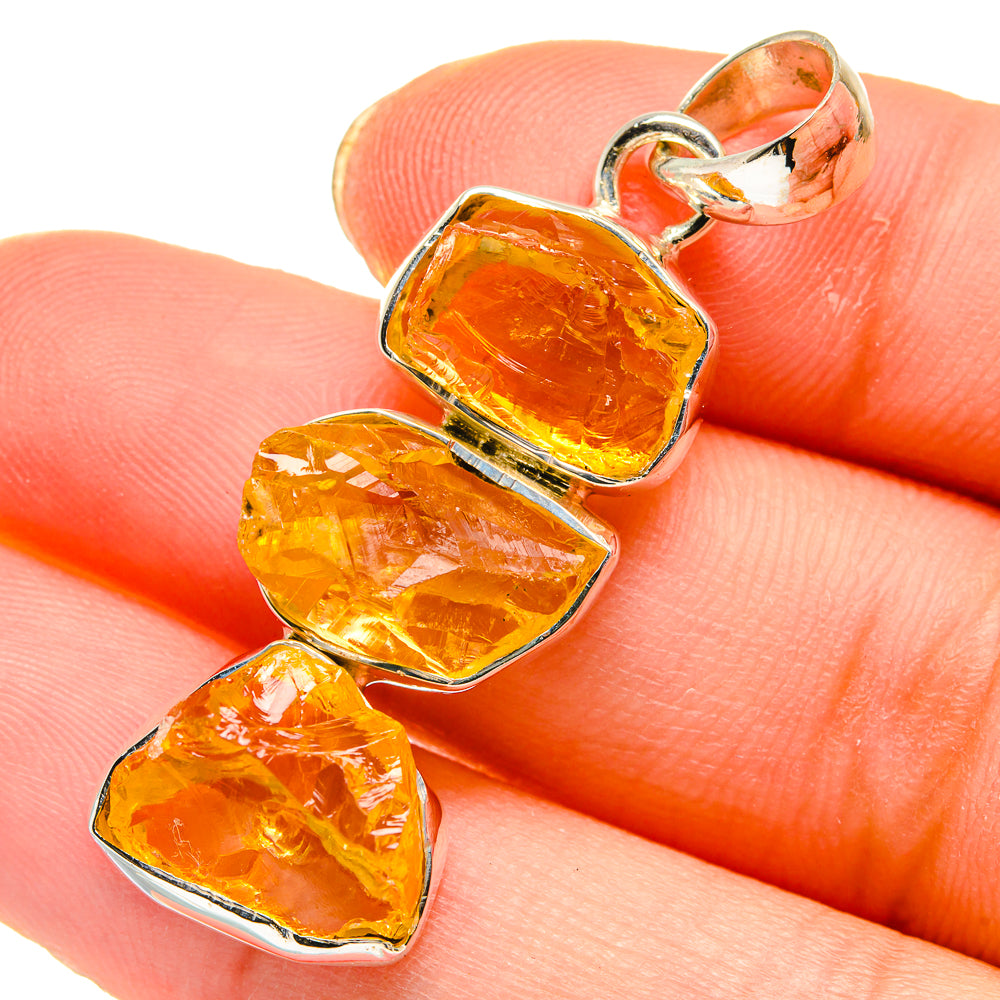 Citrine Pendants handcrafted by Anasilvercos - PD17901
