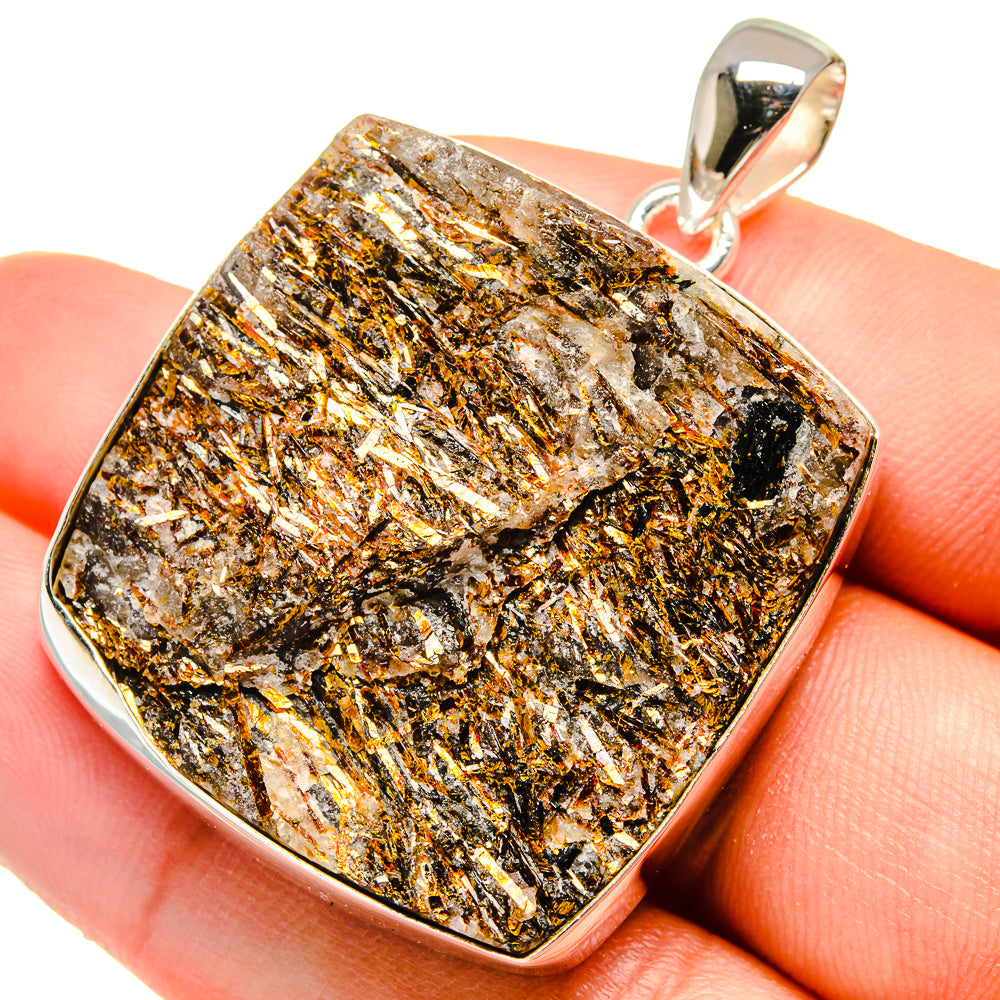 Astrophyllite Pendants handcrafted by Anasilvercos - PD17922
