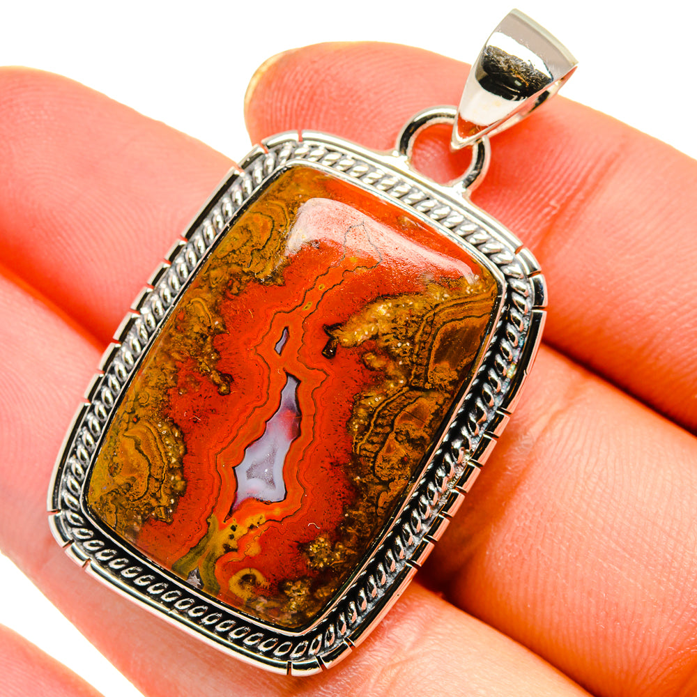 Mahogany Obsidian Pendants handcrafted by Anasilvercos - PD17938