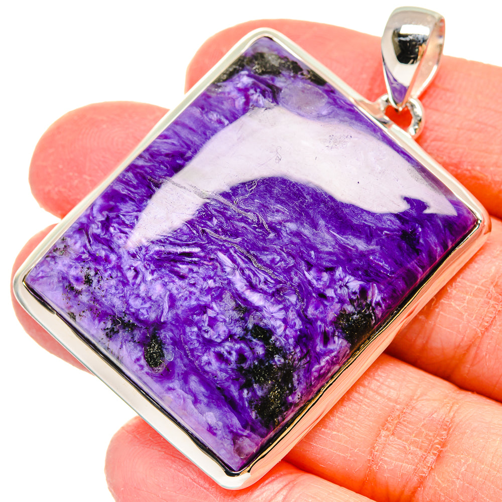 Charoite Pendants handcrafted by Anasilvercos - PD17956