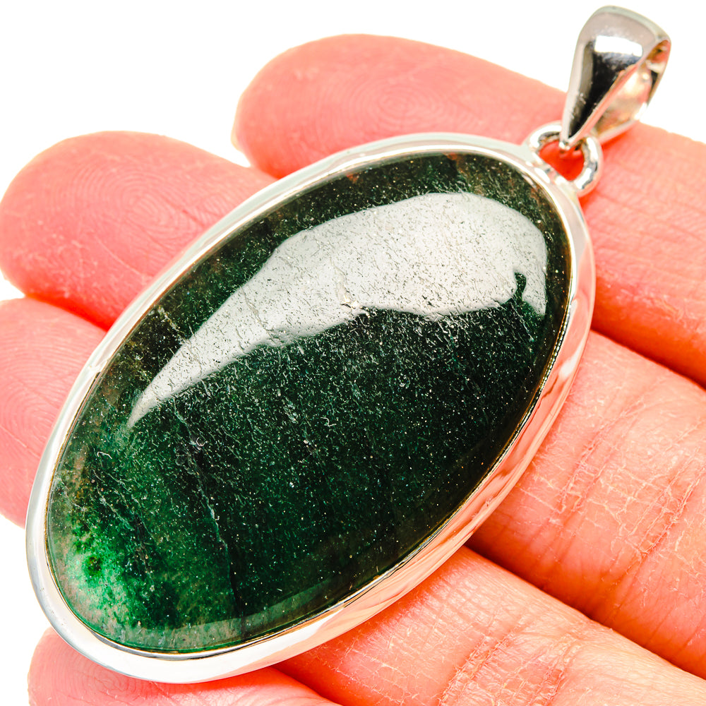 Green Aventurine Pendants handcrafted by Anasilvercos - PD17957