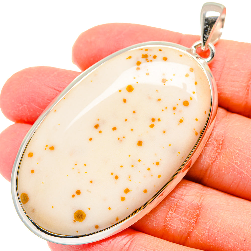 Palm Wood Jasper Pendants handcrafted by Anasilvercos - PD17958