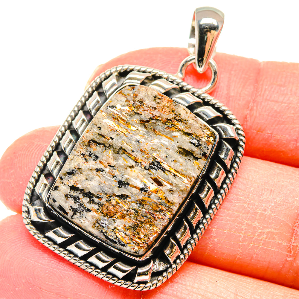 Astrophyllite Pendants handcrafted by Anasilvercos - PD17961