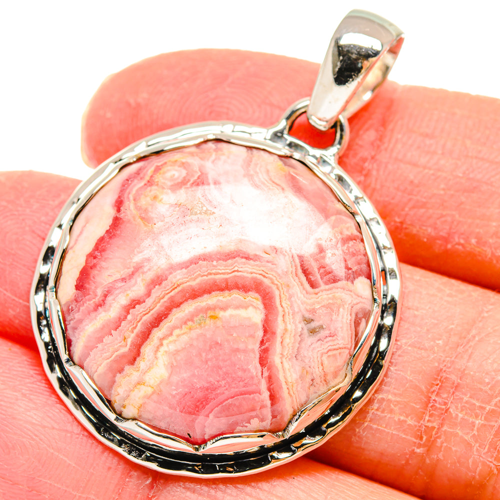 Rhodochrosite Pendants handcrafted by Anasilvercos - PD17963