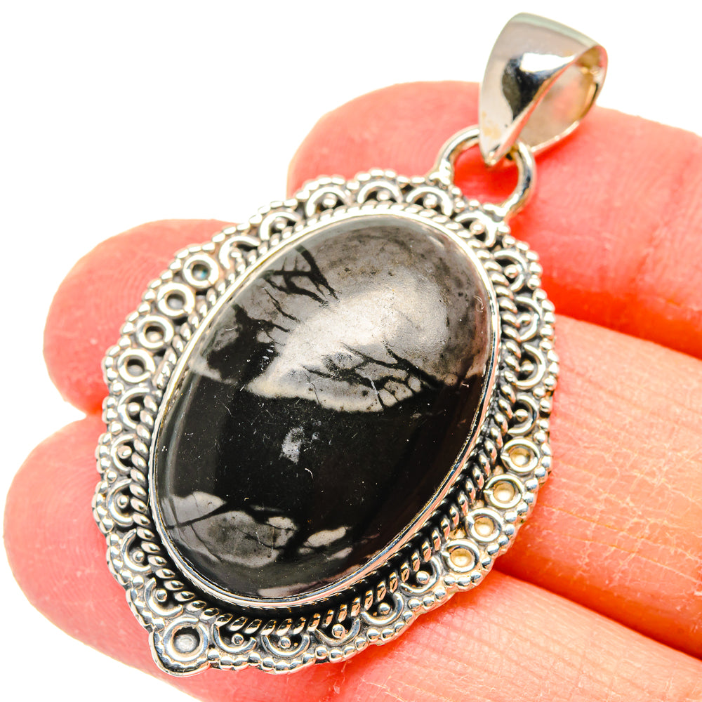 Picasso Jasper Pendants handcrafted by Anasilvercos - PD17983