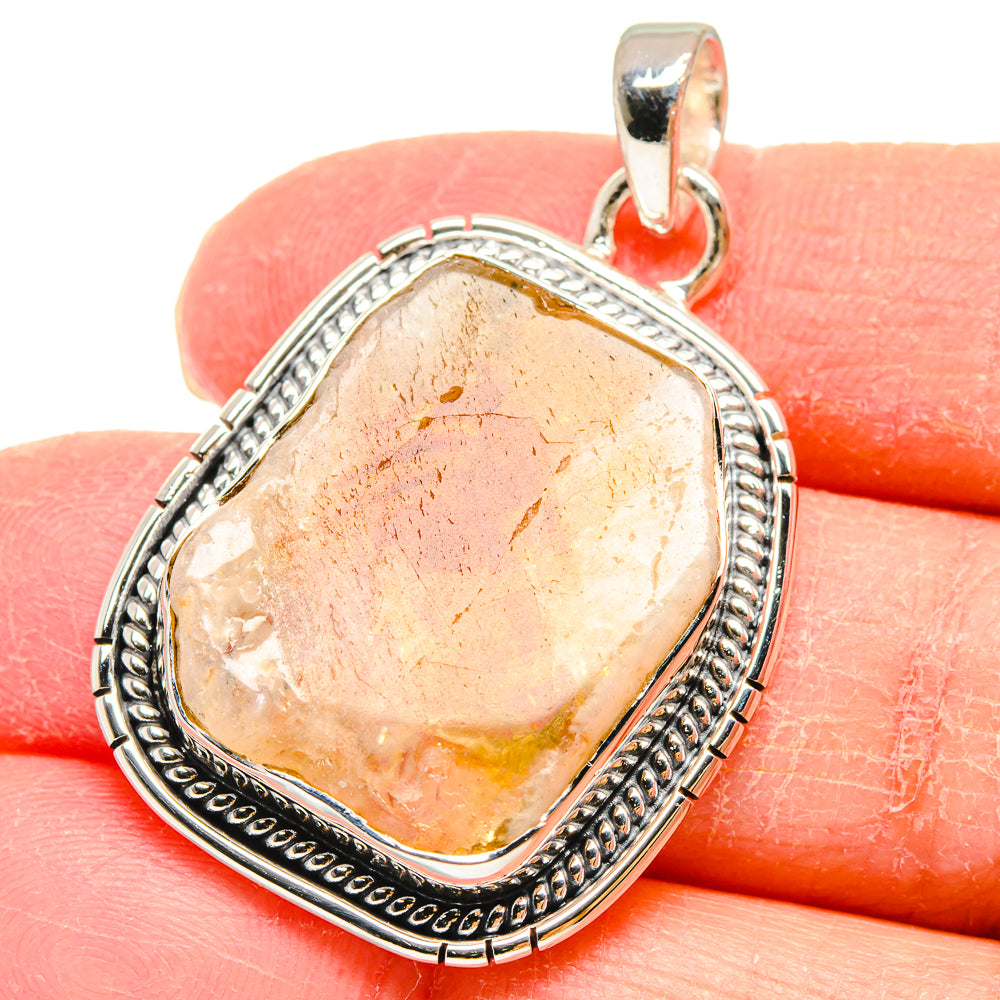 Citrine Pendants handcrafted by Anasilvercos - PD17989