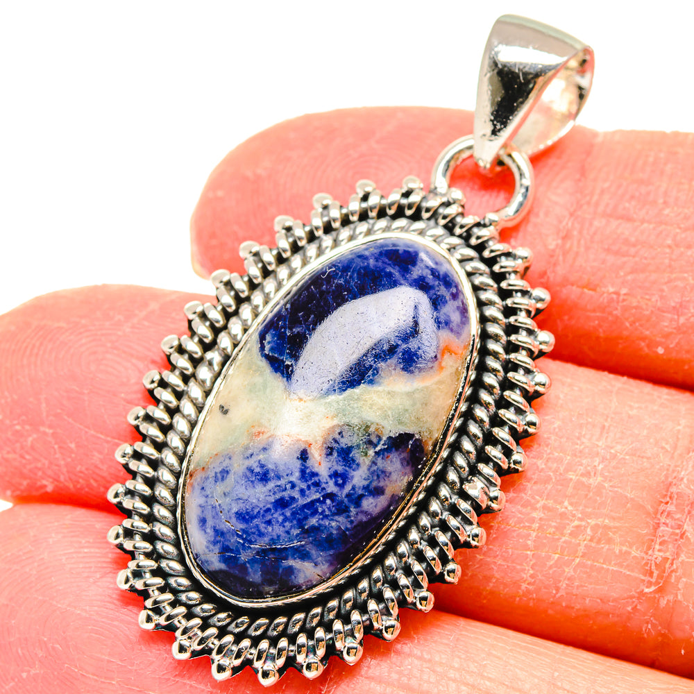 Sodalite Pendants handcrafted by Anasilvercos - PD17991