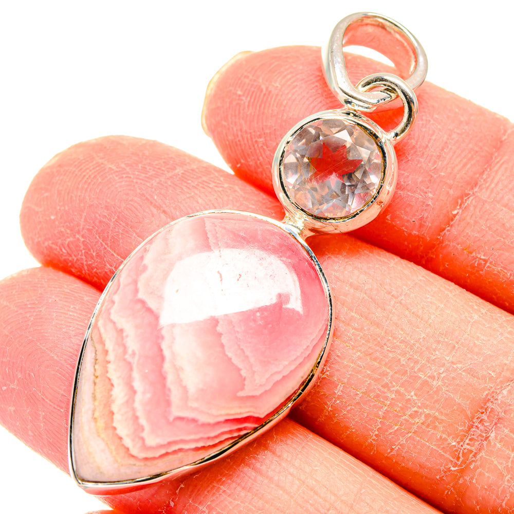Rhodochrosite Pendants handcrafted by Anasilvercos - PD18020
