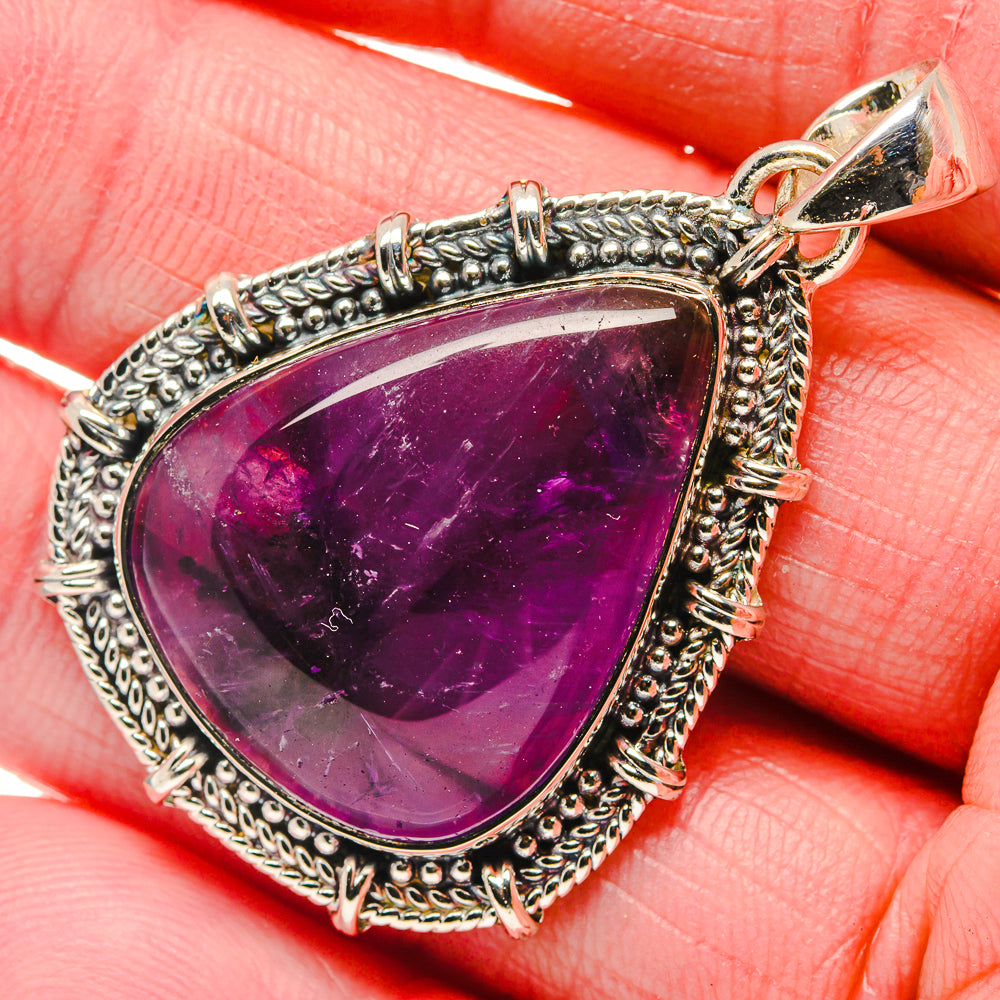 Star Amethyst Pendants handcrafted by Anasilvercos - PD18053