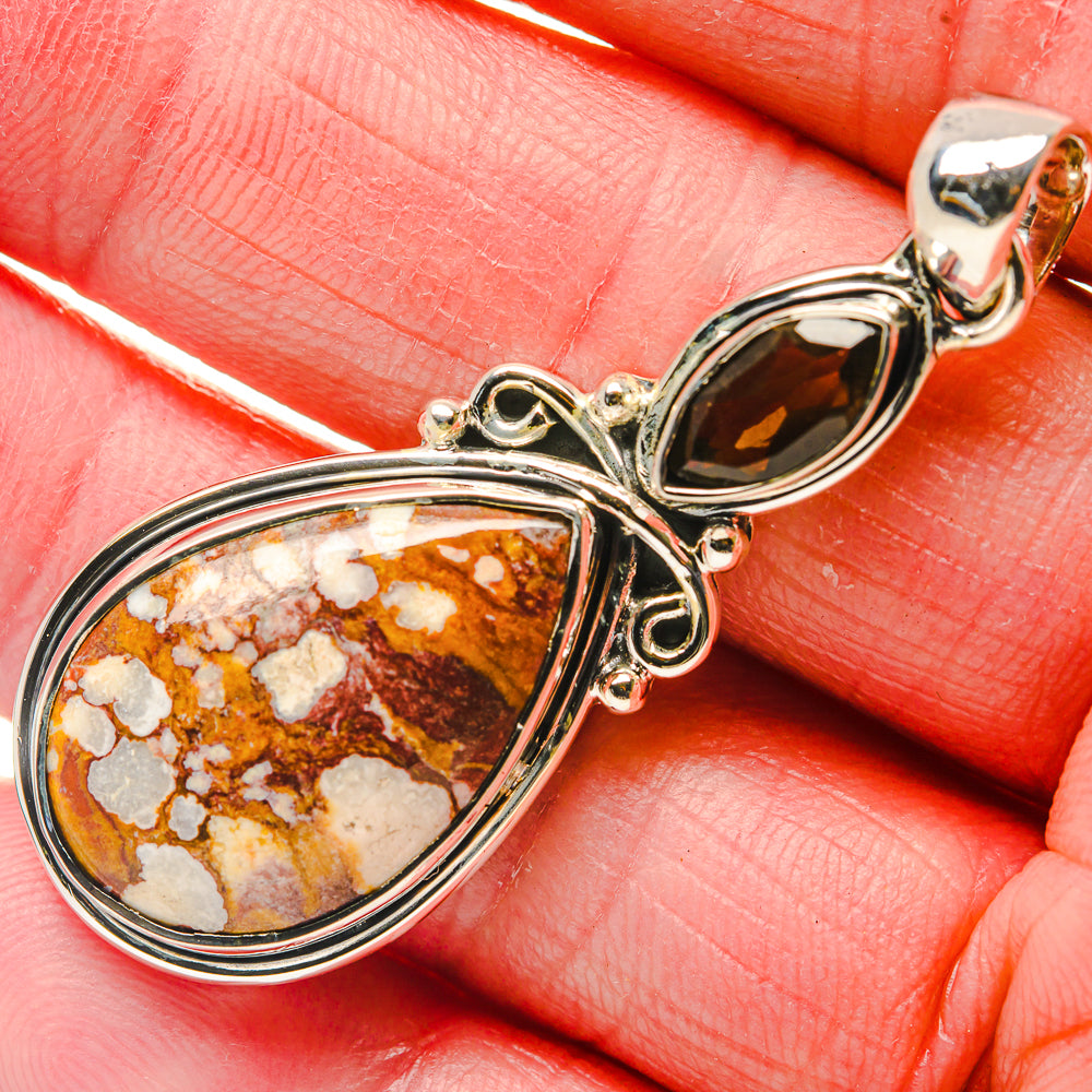 Wild Horse Jasper Pendants handcrafted by Anasilvercos - PD18079