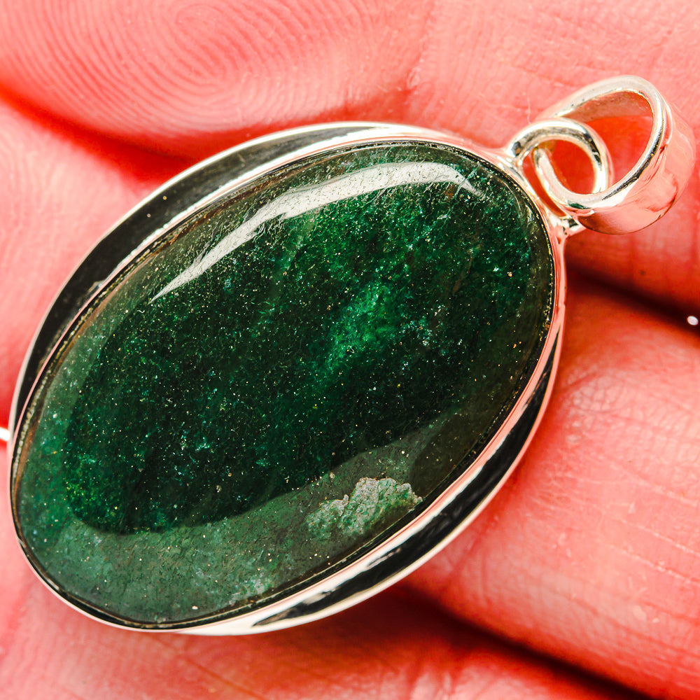 Green Aventurine Pendants handcrafted by Anasilvercos - PD18084