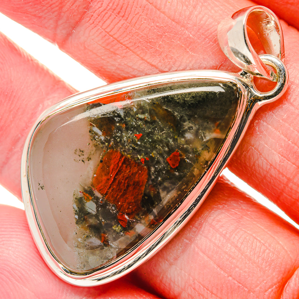 Bloodstone Pendants handcrafted by Anasilvercos - PD18093