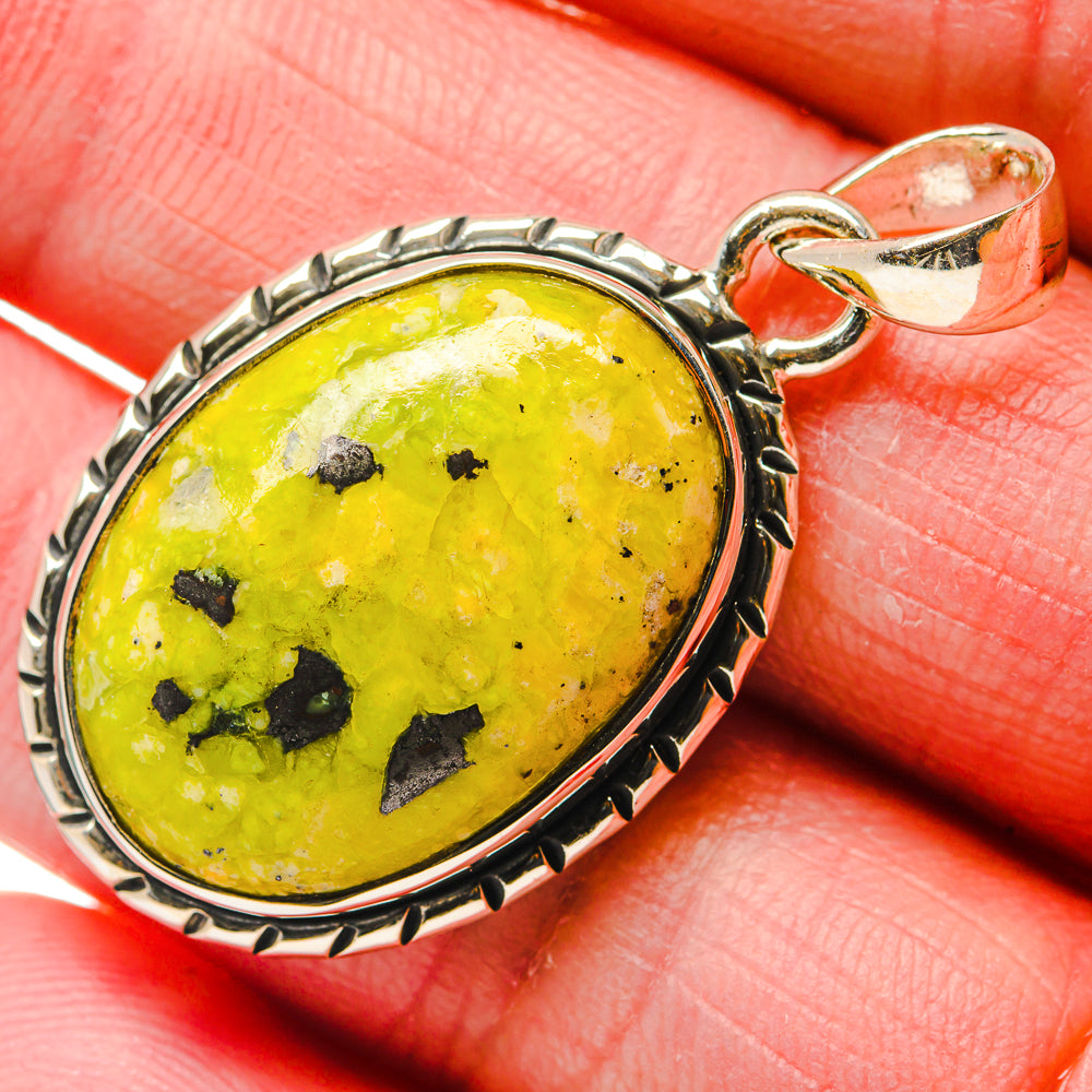 African Green Opal Pendants handcrafted by Anasilvercos - PD18098