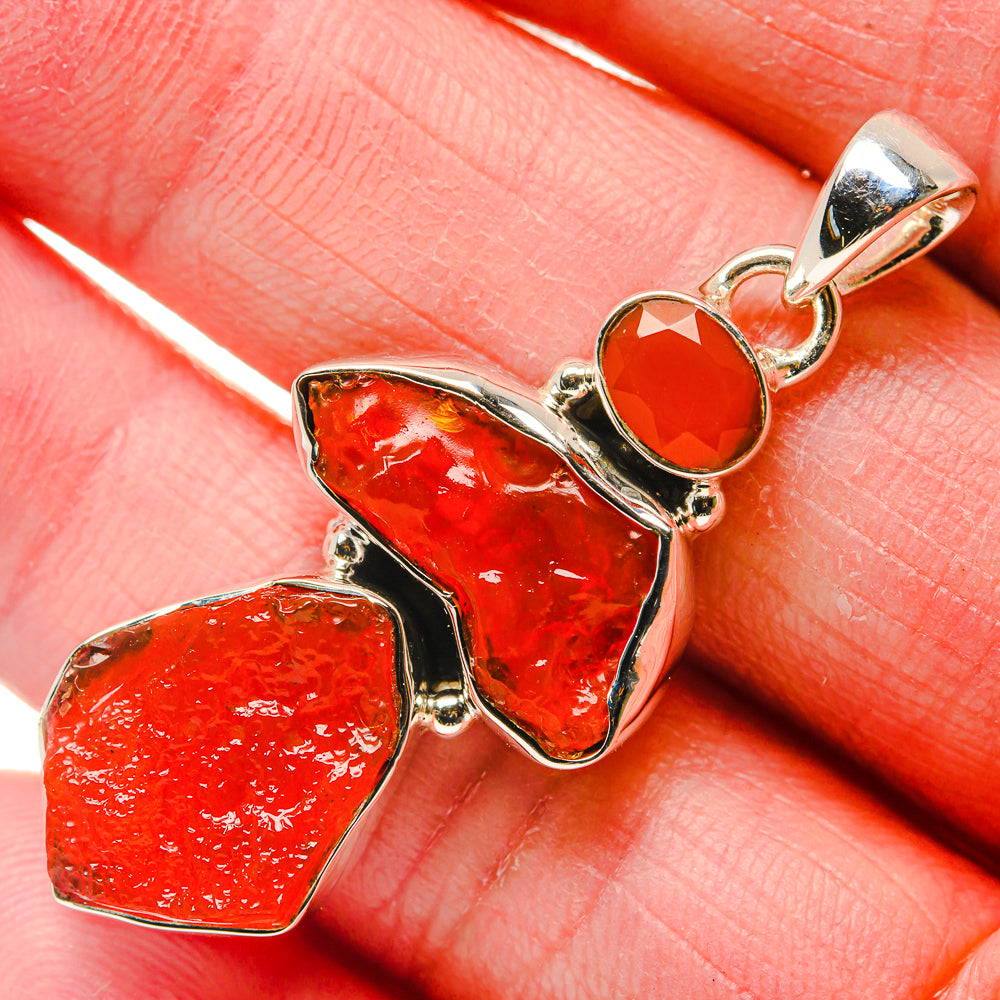 Carnelian Pendants handcrafted by Anasilvercos - PD18116