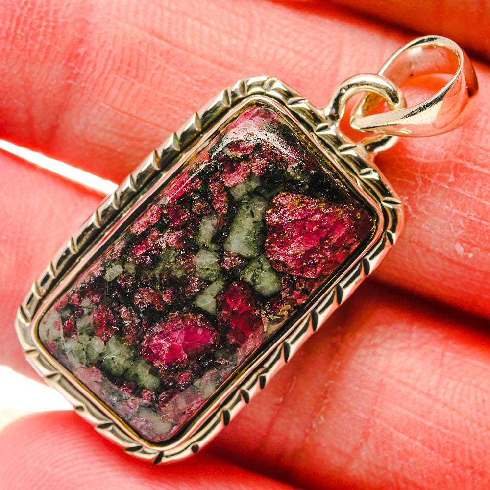 Russian Eudialyte Pendants handcrafted by Anasilvercos - PD18120