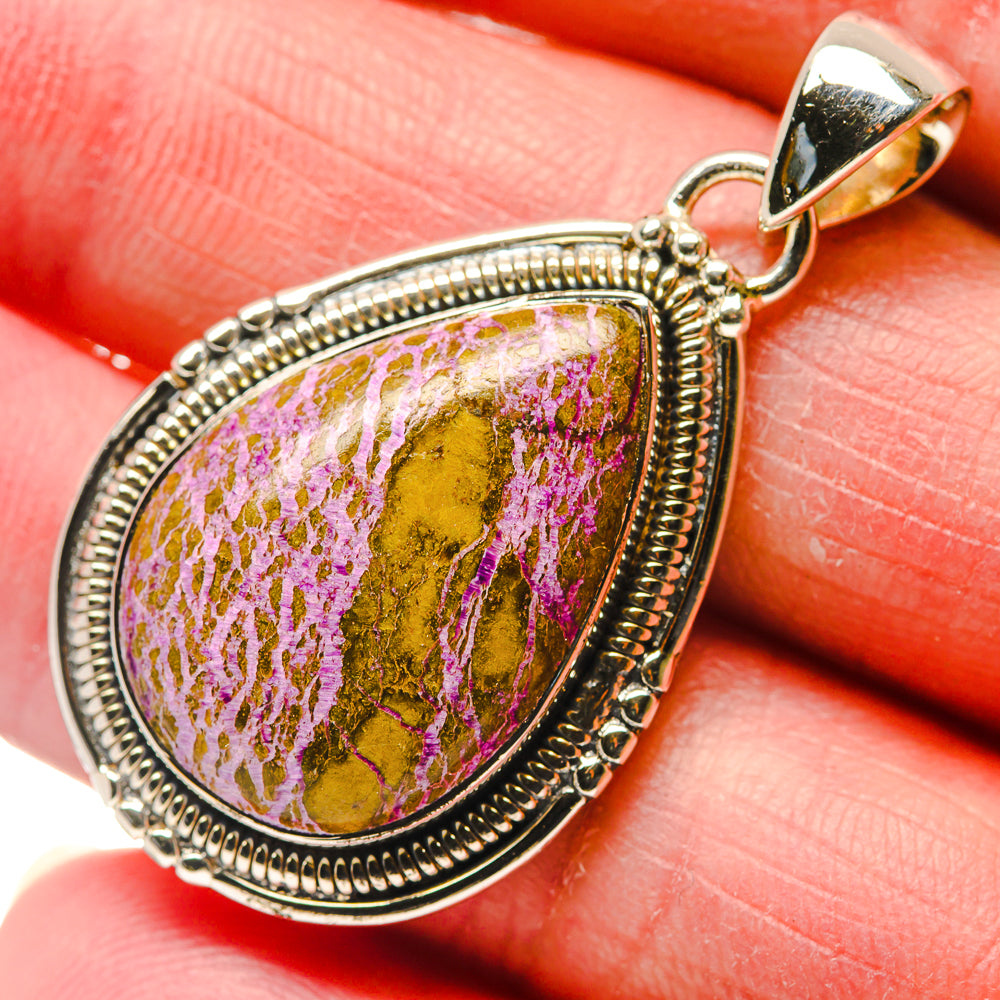 Stichtite Pendants handcrafted by Anasilvercos - PD18135