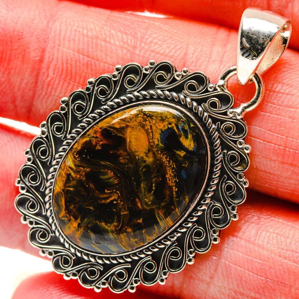 Pietersite Pendants handcrafted by Anasilvercos - PD18168