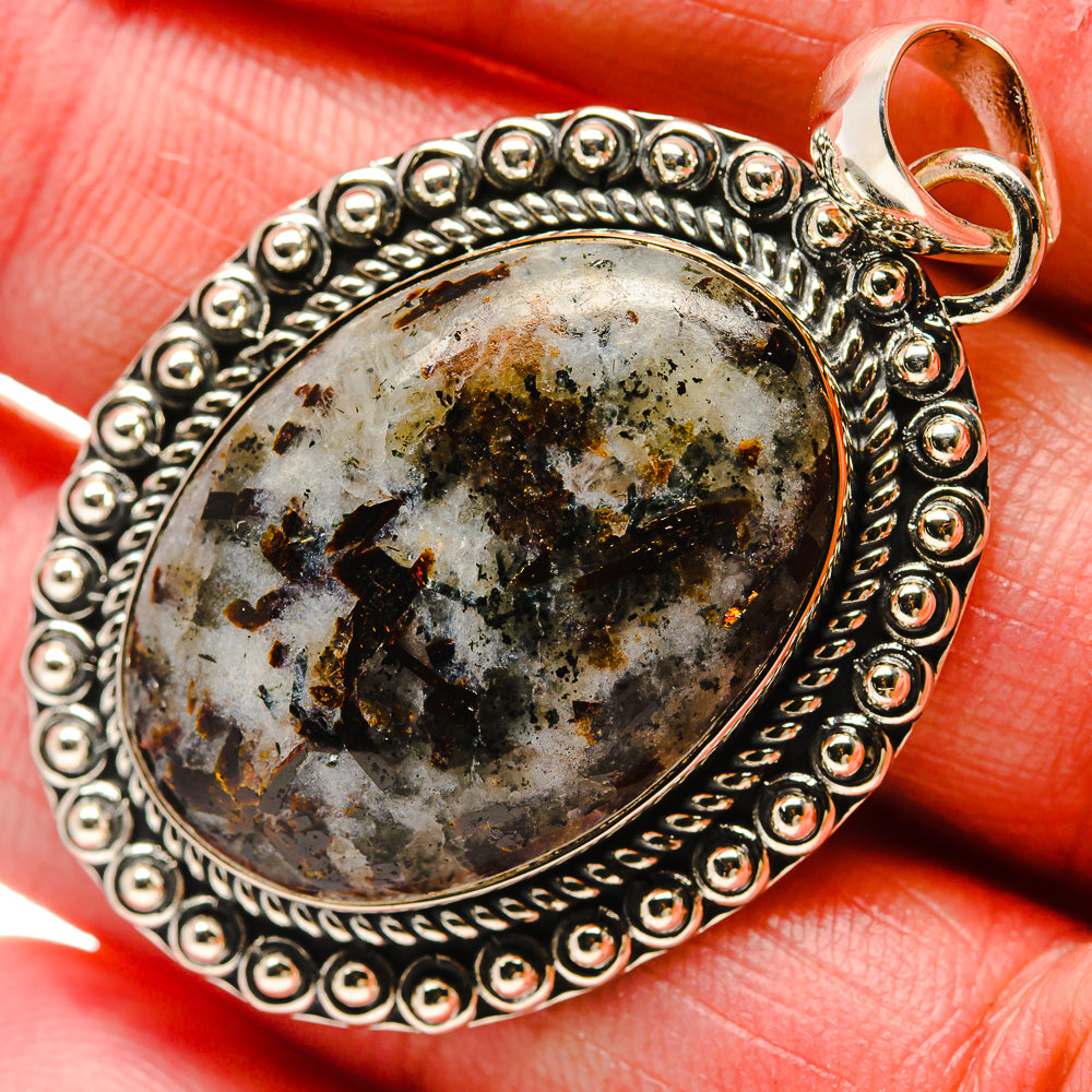 Astrophyllite Pendants handcrafted by Anasilvercos - PD18182