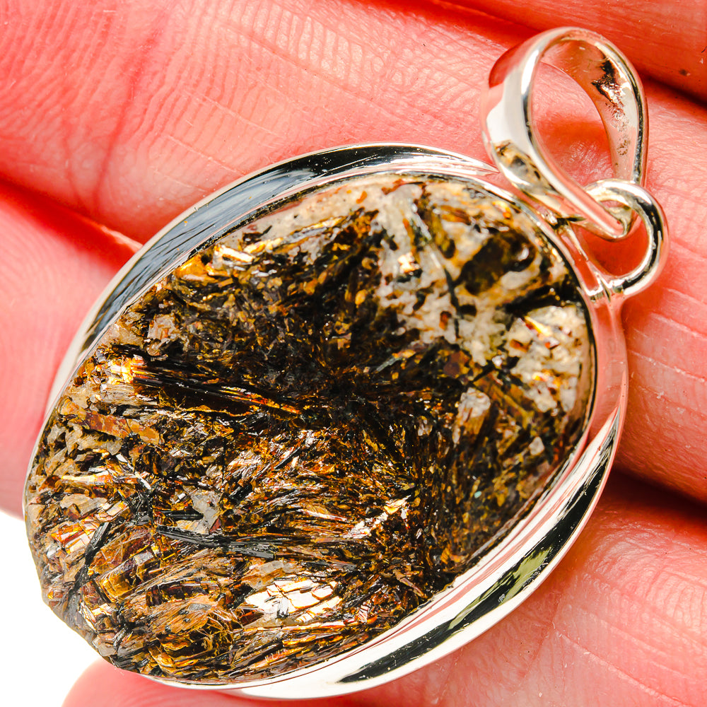 Astrophyllite Pendants handcrafted by Anasilvercos - PD18199