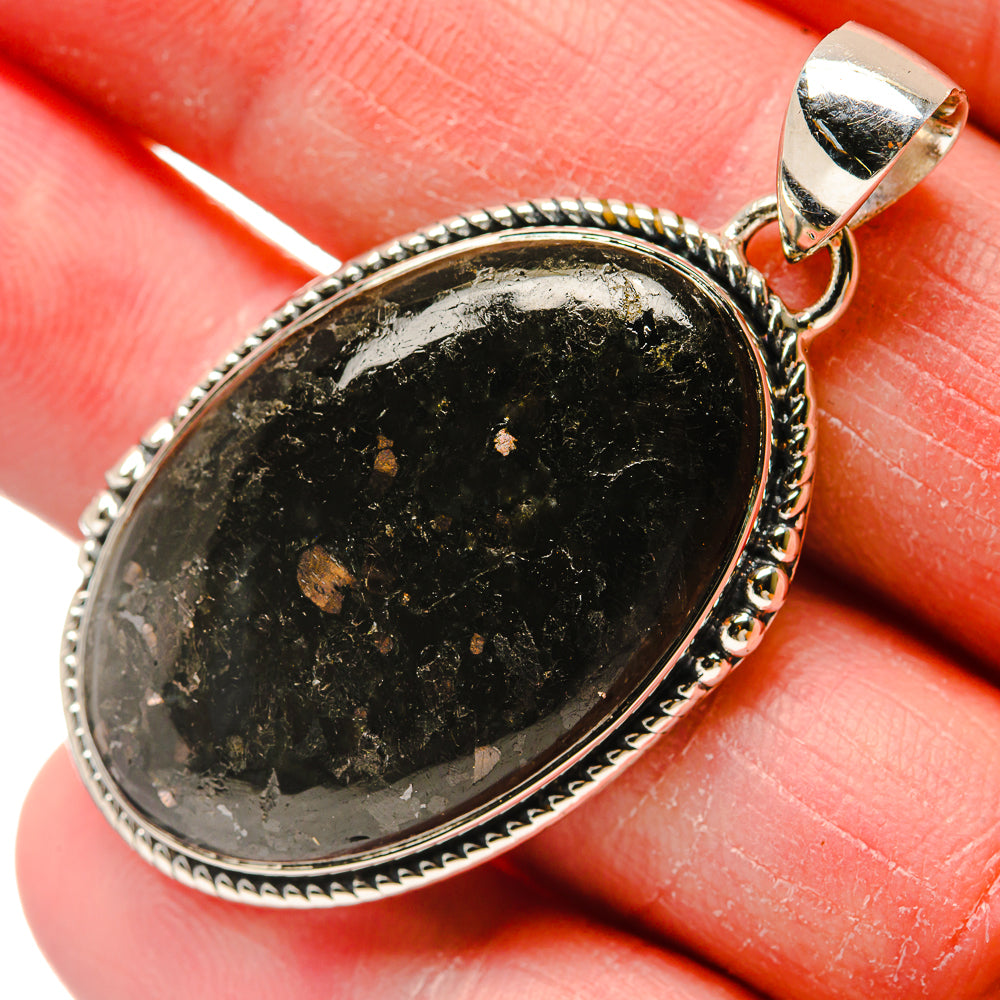 Larvikite Pendants handcrafted by Anasilvercos - PD18257