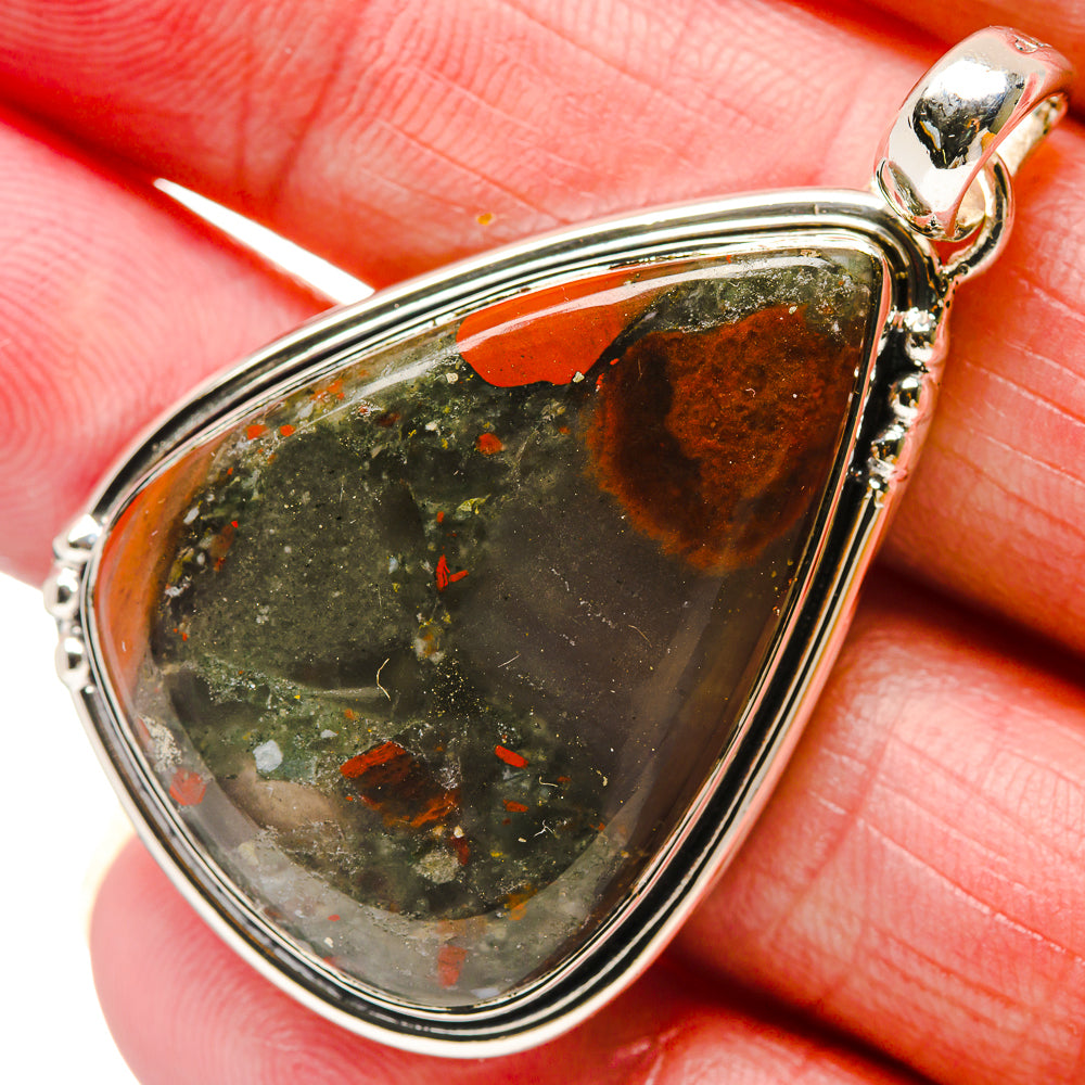 Bloodstone Pendants handcrafted by Anasilvercos - PD18276