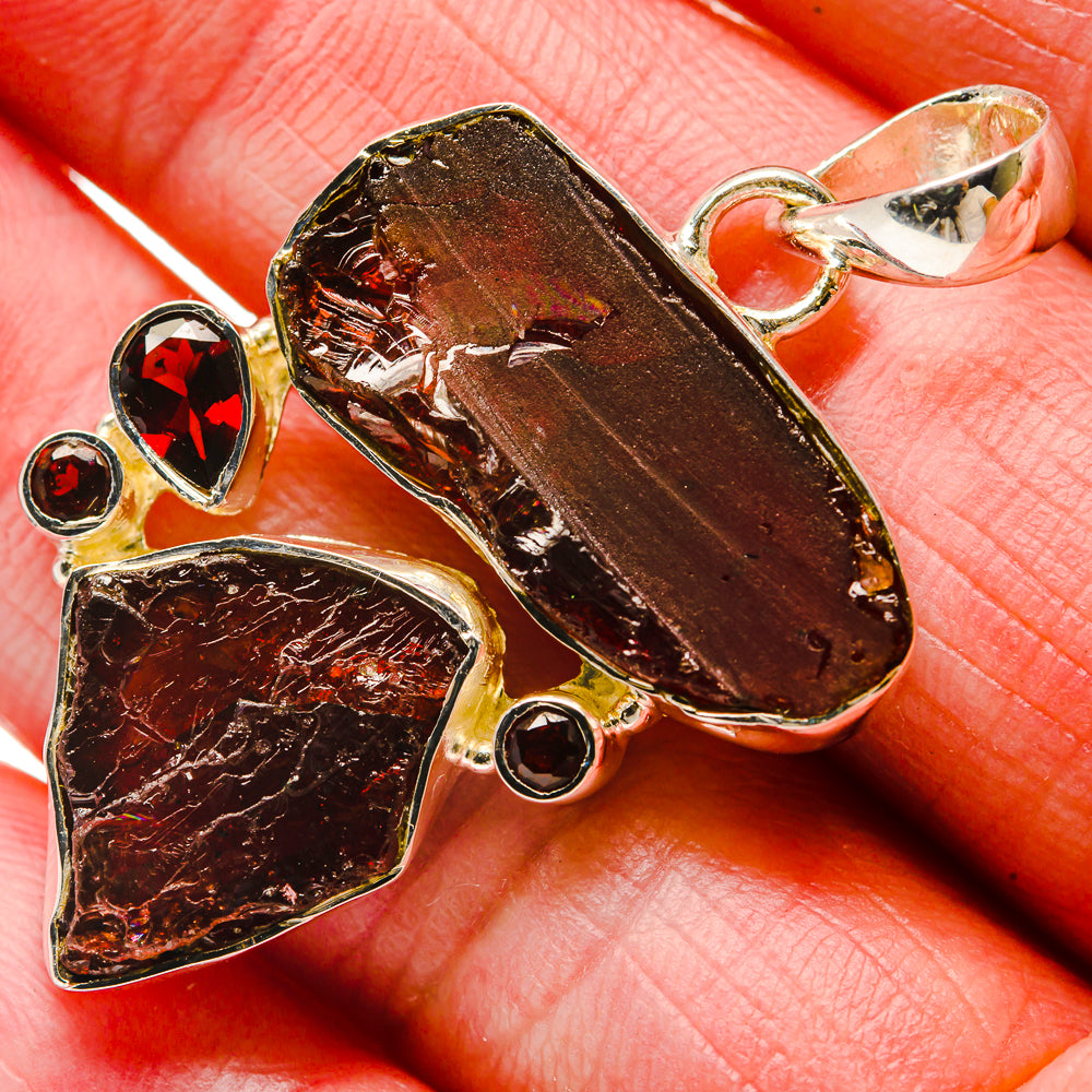 Garnet Pendants handcrafted by Anasilvercos - PD18289