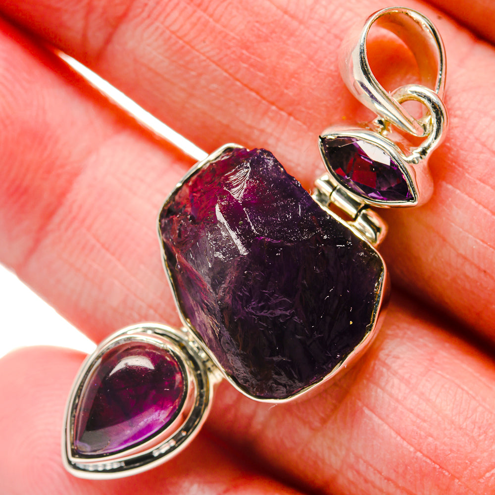 Amethyst Pendants handcrafted by Anasilvercos - PD18313