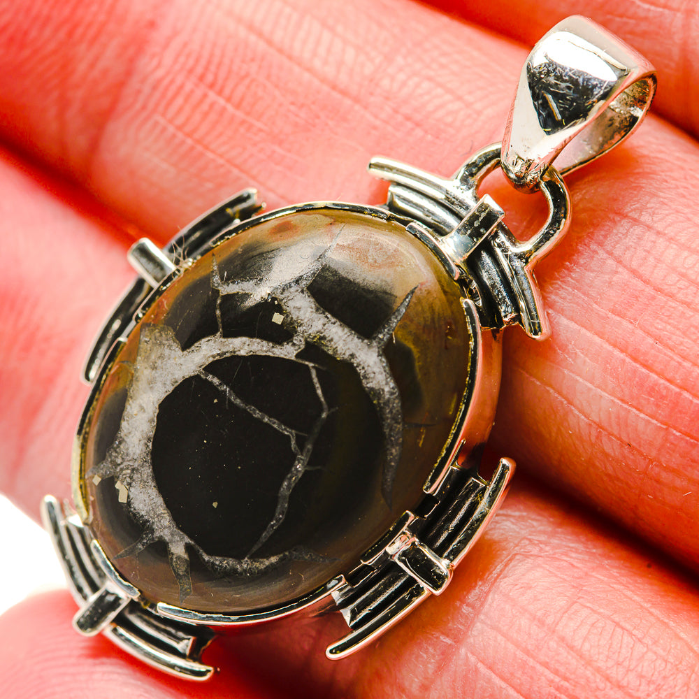 Septarian Geode Pendants handcrafted by Anasilvercos - PD18315