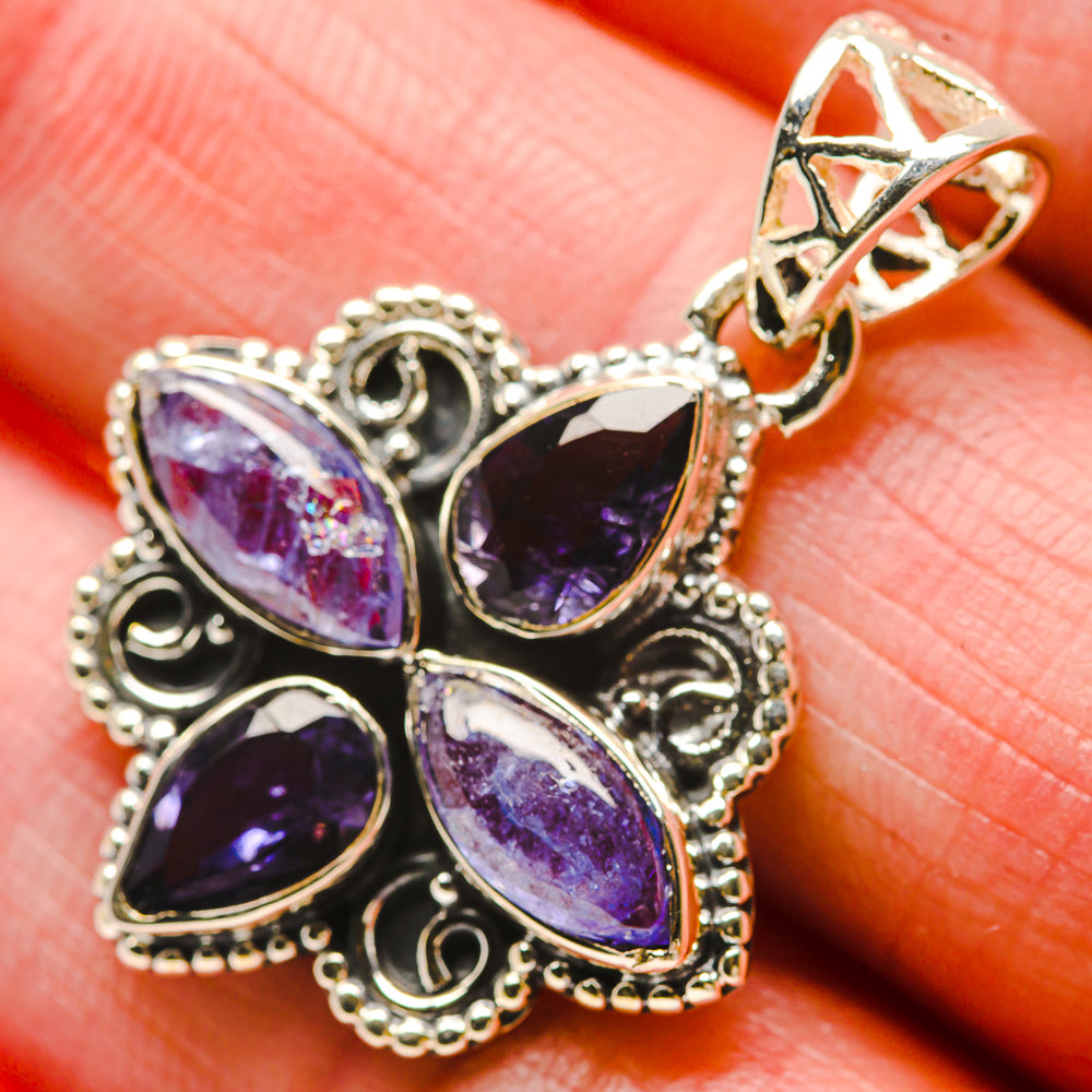 Tanzanite Pendants handcrafted by Anasilvercos - PD18317